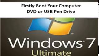 Windows 7 Ultimate Installation Process Step by Step [upl. by Ahsikahs79]