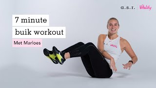 Buikspieren trainen 7 minute workout  Russian twist leg raises en plank dips 🥵  ab workout [upl. by Laet]