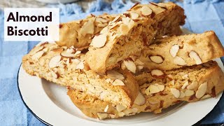 Almond Biscotti Recipe  The Perfect Coffee Companion ☕️ [upl. by Adnotal]