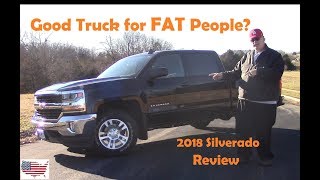 Good Truck for a Fat Person Chevrolet Silverado Review [upl. by Lindemann118]