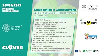 280121  Webinar Online  Progetto CLOVER  Zone Umide e Agrosistemi KIRO  Università di Pavia [upl. by Wester]