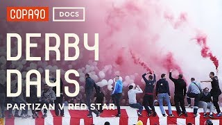 The Most Intense Atmosphere in Football  Partizan v Red Star  Derby Days [upl. by Trillby]