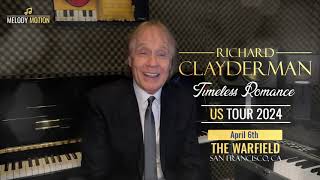 Richard Clayderman  San Francisco  The Warfield  April 6th 2024 [upl. by Ahsima]