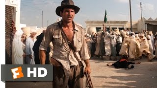 Raiders of the Lost Ark 310 Movie CLIP  Sword vs Gun 1981 HD [upl. by Jc]