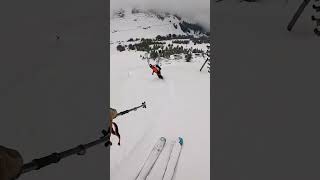 FullOn Powder Skiing On Sunday in Austria🤯❄️ Record September storm out there Hard to believe [upl. by Akir691]