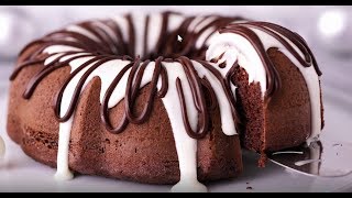 Chocolate Cheesecake Swirl Bundt Cake Recipe [upl. by Ynoffit]