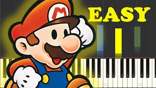 How To Play Paper Mario 64 Theme Song On Piano [upl. by Aziza]