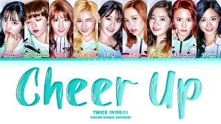 Vietsub  Cheer Up  TWICE Color Coded Lyrics  ♪ 𝐭𝐡𝐫𝐨𝐰𝐛𝐚𝐜𝐤 𝐭𝐮𝐞𝐬𝐝𝐚𝐲 ♪ [upl. by Accever]