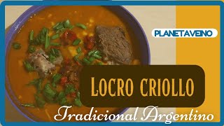 🍲Locro criollo tradicional Argentino  Receta con olla a presión [upl. by Suoirred837]