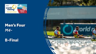 2023 World Rowing Championships  Mens Four  BFinal  Olympic Qualification [upl. by Nynnahs]