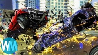 Top 10 Games With The Best Car Crashes [upl. by Idet653]