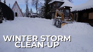 Snow Removal ASMR  Complete Snow Clearing in Alaska [upl. by Milburn]