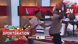 Markelle Fultz Goes OneOnOne With Marcellus Wiley  SportsNation  ESPN [upl. by Aizatsana25]