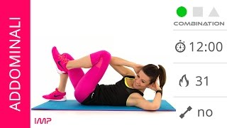 Addome e Core Stability Allenamento 12 Minuti Da Combinare Ad Altri Workout [upl. by Ailuig]