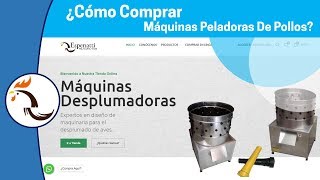 Donde Comprar Máquinas Peladoras de Pollo  Tienda Online México [upl. by Ayhtak404]