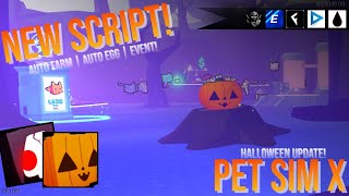 New Script 🎃 Pet Simulator X PASTEBIN 🔥 OP AUTO FARM  New Event  2023  🔥 Roblox Script [upl. by Kreiker354]