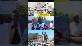 MANIFESTAÇÕES DOS PROFESSORES EM MOÇAMBIQUE [upl. by Noelyn733]