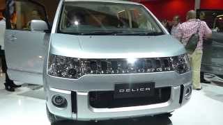 IIMS 2014 New Mitsubishi Delica Exterior amp Interior View [upl. by Eyk392]