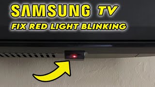 How to Fix Samsung TV with Red Light Flashing wont turn On [upl. by Kym]