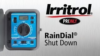 Rain Dial Shut Down [upl. by Ahserak]