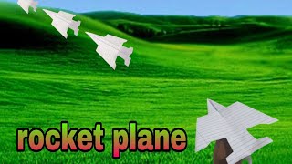 how to make best notebook Rocket plane ll new notebook paper rocket plane [upl. by Arakal]