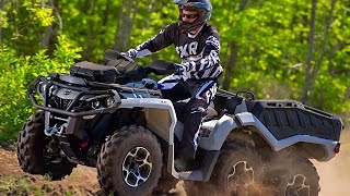 TEST RIDE 2015 Can Am Outlander 650 XT 6x6 [upl. by Labinnah]