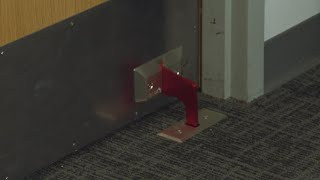 University of Indianapolis adds security device to classroom doors after student sparks idea [upl. by Bum]