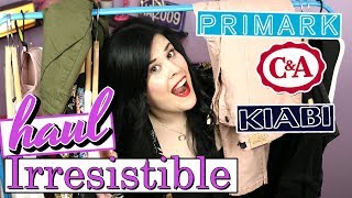 HAUL Ropa Irresistible  Moda Primavera Verano 2018 Primark Kiabi CampA y HampM [upl. by Riegel950]