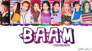 MOMOLAND 모모랜드  BAAM LYRICS Color Coded EngRomHan [upl. by Einram]