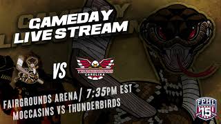 LIVE STREAM Monroe Moccasins  Carolina Thunderbirds  111524 [upl. by Marcellus]