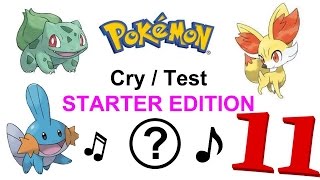 Pokemon cry test 11 Starters [upl. by Iba]