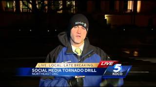 Social media tornado drill considered successful [upl. by Suoinuj528]