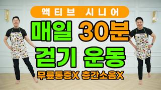 매일 집에서 30분 유산소 걷기 다이어트 운동 ㅣWALK AT HOME 30MINUTE WORKOUT KOREAN [upl. by Namie431]