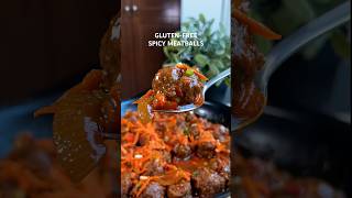 Tasty GlutenFree Meatballs with Spicy Tomato Sauce [upl. by Hett]