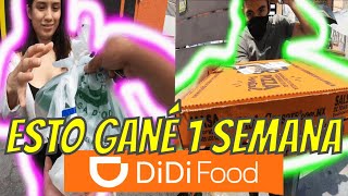 Esto gané trabajando en DIDI FOOD como repartidor Parte 2 [upl. by Roosnam]