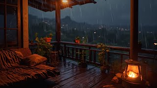 Soothing Rain on a Stormy Night  White Noise for Sleep amp Relaxation [upl. by Akem]