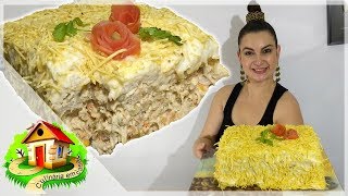 BOLO SALGADO PARA LANCHES E FESTAS  Culinária em Casa [upl. by Ainadi]