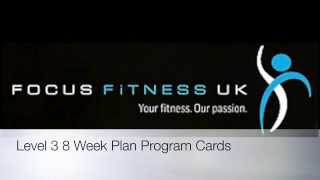 Level 3 8 Week Plan Program Cards [upl. by Enomaj]