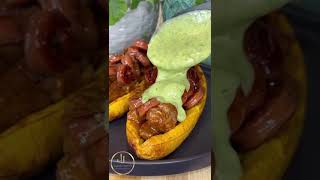 Canoa de platano maduroeating food cooking receta shortsyoutube shorts [upl. by Colin]