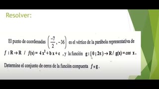 Composición de funciones Ingreso UTN Ejercicio de Parcial resuelto [upl. by Aidin633]