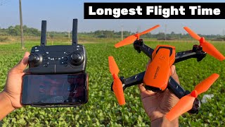 DRONES WALLAH LHX56WF RC CAMERA DRONE UNBOXING amp REVIEW  WITH SUPERB FLIGHT TIME [upl. by Pavier]