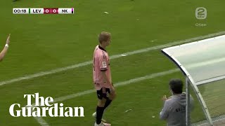 Player subbed after 13 seconds in Estonian Premier League match [upl. by Cyril]