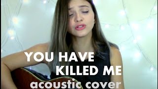 You Have Killed Me  Morrissey Acoustic cover by Ariel Mançanares [upl. by Aneala353]