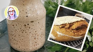 Sauerteig endlich meistern Dein EINFACHER Weg zum Anstellgut und hausgemachtem Brot 🏡🍞 [upl. by Zitella]