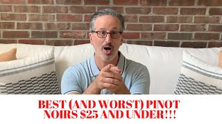 Best Pinot Noir Wines Under 25  Value Wines [upl. by Tabber974]