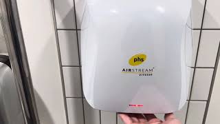 PHS Airstream Vitesse hand dryer at Livat Shopping Centre Hammersmith ♿️ [upl. by Savage946]