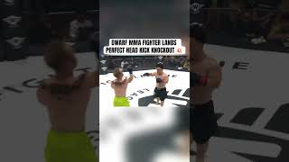 Dwarf MMA Fighter Scores PicturePerfect Head Kick Knockout [upl. by Ennaillij594]