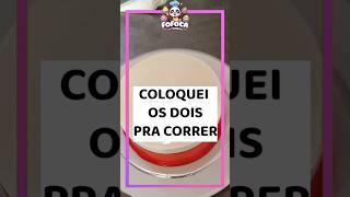 Coloquei os dois pra correr confeitaria shorts [upl. by Aneekan]