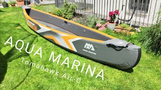 AQUA MARINA Tomahawk AirC amp Bluedrive S Power Fin  Unboxing amp Assembly [upl. by Alekin]