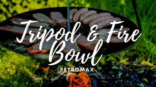 Petromax Tripod amp Hanging Fire Bowl Explained Hunter Gatherer Cooking HGC [upl. by Thorstein73]